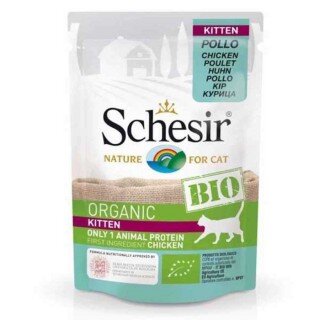 Schesir Bio Range Pouch Yavru 85 gr Kedi Maması kullananlar yorumlar